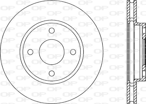 OPEN PARTS Bremžu diski BDA1184.20